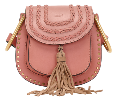 Mini Hudson, &pound;395, Handbags, Pink, Leather, Front view